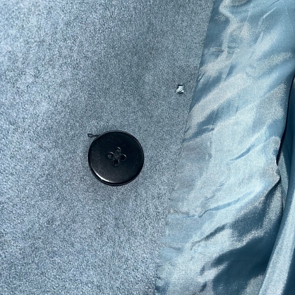 ANNE KLEIN Women's Notched-Collar Double-Breasted Peacoat, XS - Picture 3 of 5